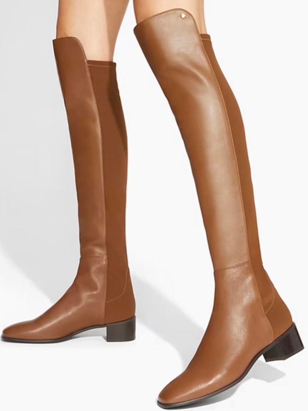 Stuart Weitzman Coffee Brown Over-the-Knee Leather City Boot